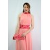 Embroidered dress "Romance" pink